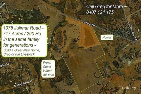 1075 Julimar Rd, West Toodyay, WA 6566