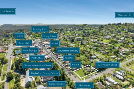 125 VINCENT ST, DAYLESFORD, VIC 3460