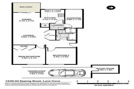 14/50-52 Epping Rd, Lane Cove, NSW 2066