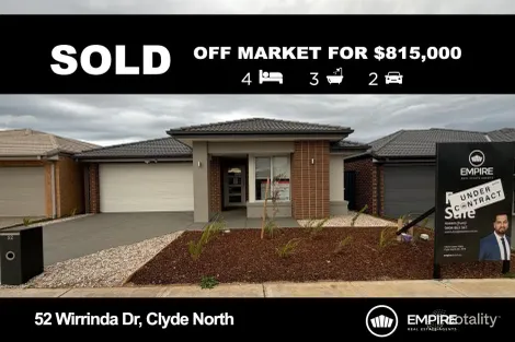 52 Wirrinda Dr, Clyde North, VIC 3978