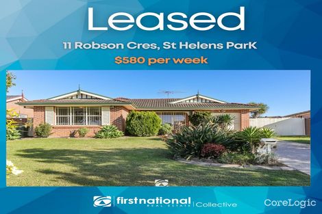 Property photo of 11 Robson Crescent St Helens Park NSW 2560