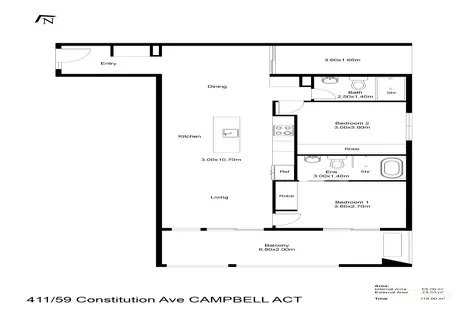 Property photo of 411/59 Constitution Avenue Campbell ACT 2612