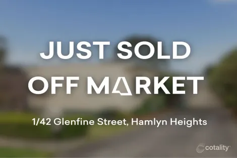 1/42 Glenfine Ave, Hamlyn Heights, VIC 3215