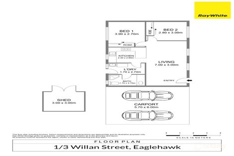 Property photo of 1/3 Willan Street Eaglehawk VIC 3556
