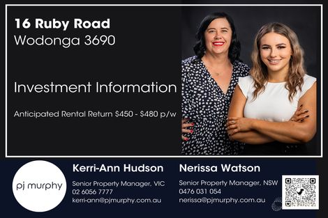 Property photo of 16 Ruby Road West Wodonga VIC 3690