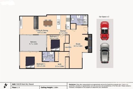 Property photo of 910/39 Kent Road Mascot NSW 2020