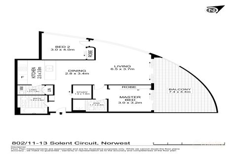 Property photo of 802/11 Solent Circuit Norwest NSW 2153