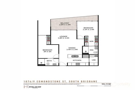 1074/9 Edmondstone St, South Brisbane, QLD 4101