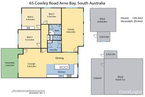 Property photo of 65 Cowley Road Arno Bay SA 5603