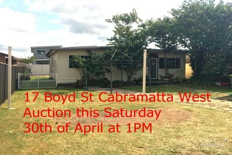 Property photo of 17 Boyd Street Cabramatta West NSW 2166
