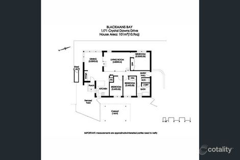 1/71 Crystal Downs Dr, Blackmans Bay, TAS 7052