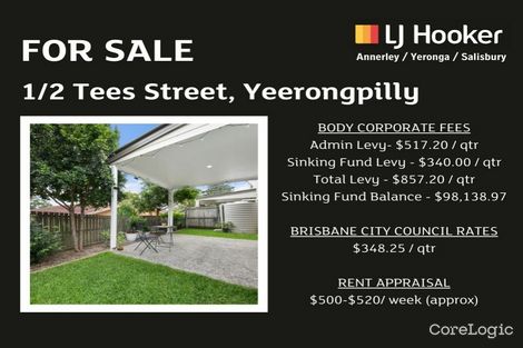 Property photo of 1/2 Tees Street Yeerongpilly QLD 4105