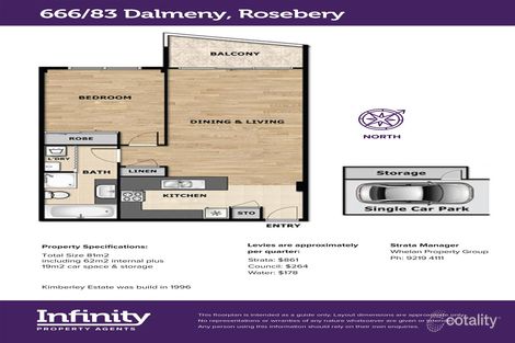 Property photo of 666/83-93 Dalmeny Avenue Rosebery NSW 2018