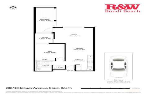 208/10 Jaques Ave, Bondi Beach, NSW 2026