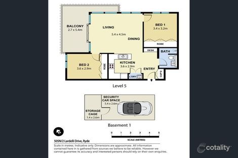 Property photo of 505N/2 Lardelli Drive Ryde NSW 2112