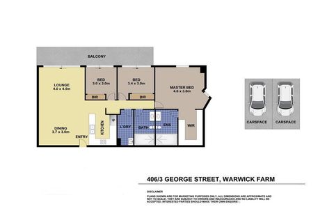 Property photo of 406/3 George Street Warwick Farm NSW 2170