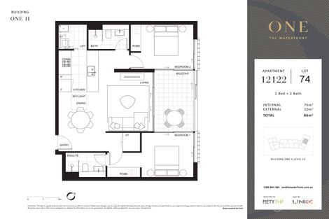 12122/19 Amalfi Dr, Wentworth Point, NSW 2127