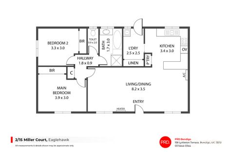 Property photo of 2/15 Miller Court Eaglehawk VIC 3556