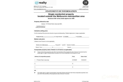 Property photo of 115 Pioneer Road Lang Lang VIC 3984