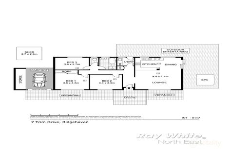 Property photo of 7 Trim Drive Ridgehaven SA 5097