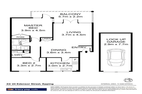 Property photo of 43/24-32 Edensor Street Epping NSW 2121