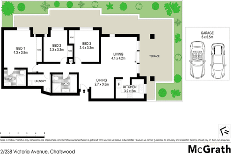 Property photo of 2/238 Victoria Avenue Chatswood NSW 2067