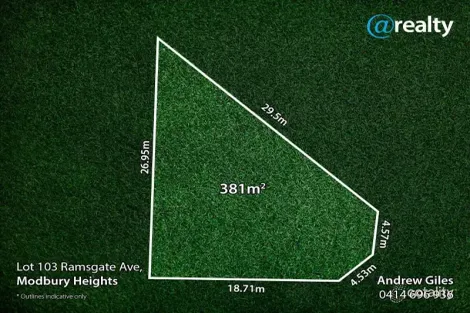 Lot 103 Ramsgate Ave, Modbury Heights, SA 5092