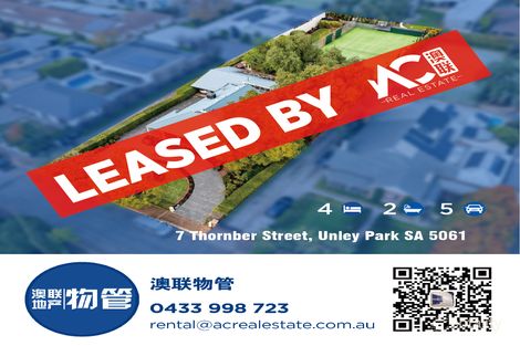 7 Thornber St, Unley Park, SA 5061