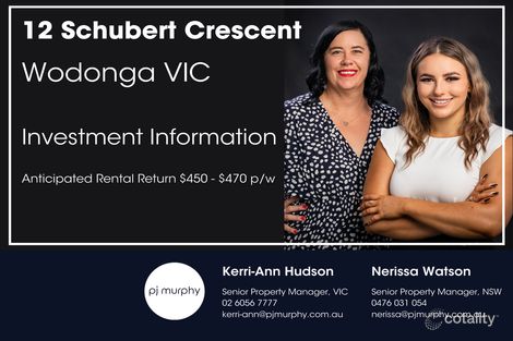 Property photo of 12 Schubert Crescent Wodonga VIC 3690