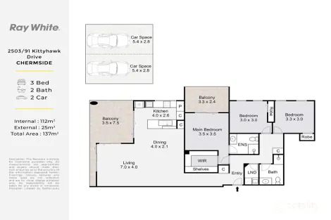 Property photo of 2503/91 Kittyhawk Drive Chermside QLD 4032