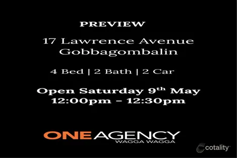 17 Lawrence Ave, Gobbagombalin, NSW 2650