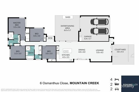 Property photo of 6 Osmanthus Close Mountain Creek QLD 4557