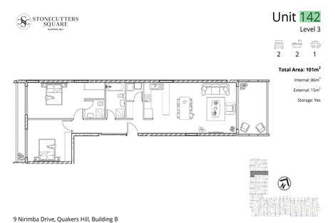 142/9 Nirimba Dr, Quakers Hill, NSW 2763