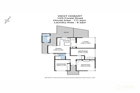 43 Forest Rd, West Hobart, TAS 7000