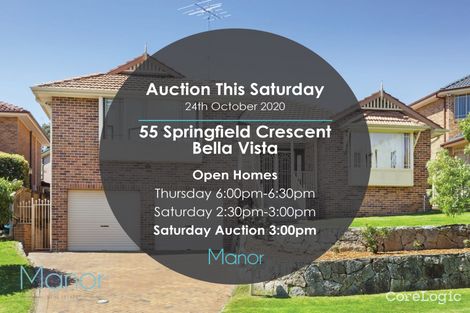 Property photo of 55 Springfield Crescent Bella Vista NSW 2153