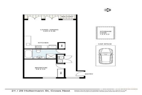 Property photo of 21/29 Holtermann Street Crows Nest NSW 2065
