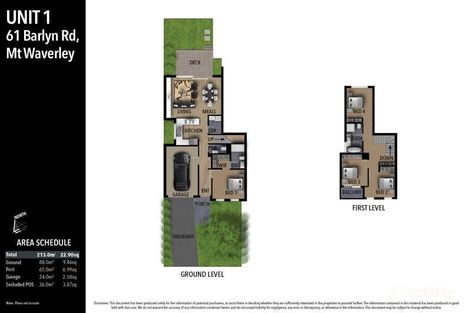 Property photo of 1/61 Barlyn Road Mount Waverley VIC 3149