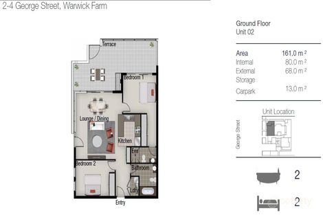 Property photo of 2/2-4 George Street Warwick Farm NSW 2170