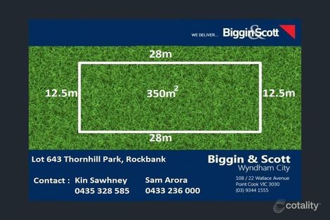 Lot 643 Newham St, Rockbank, VIC 3335