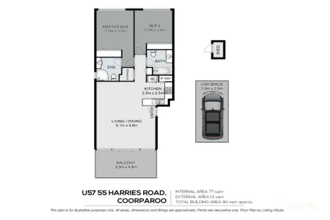 Property photo of 57/55 Harries Road Coorparoo QLD 4151