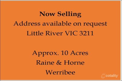 10 Narraburra Rd, Little River, VIC 3211