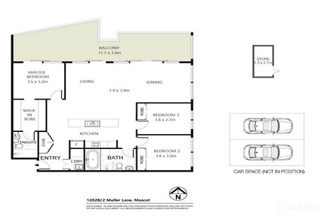 Property photo of 1202B/2 Muller Lane Mascot NSW 2020