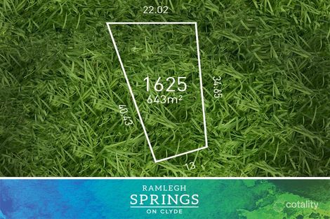 Lot 1625 Swindale Way, Clyde North, VIC 3978