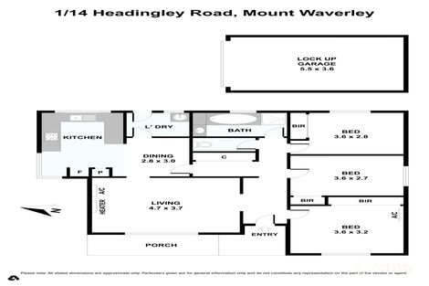 Property photo of 1/14 Headingley Road Mount Waverley VIC 3149