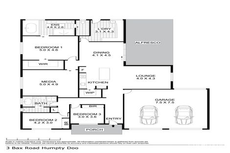 Property photo of 3 Bax Road Humpty Doo NT 0836