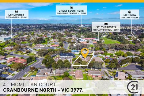Property photo of 4 McMillan Court Cranbourne North VIC 3977