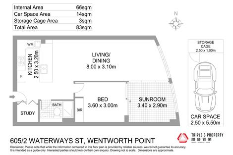 Property photo of 605/2 Waterways Street Wentworth Point NSW 2127