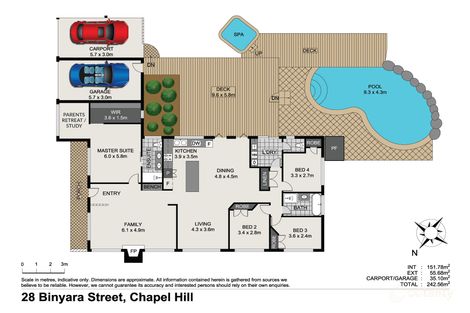 28 Binyara St, Chapel Hill, QLD 4069