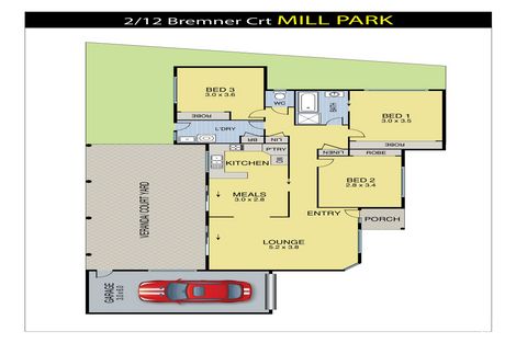 2/12 Bremner Ct, Mill Park, VIC 3082