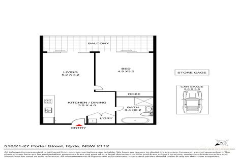 518/21-31 Porter St, Ryde, NSW 2112